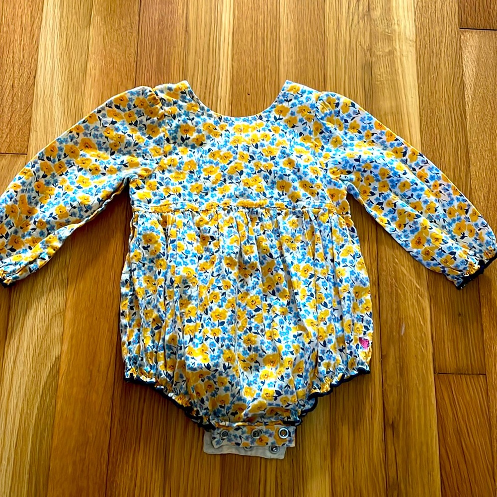 Pink Chicken Bubble Romper - LIKE NEW - 12-18M